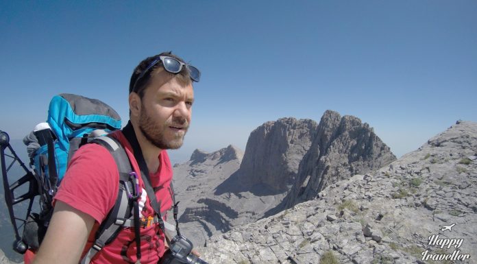 Ο Ευτύχης κατά την ανάβασή του στον Όλυμπο