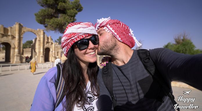 Ο Ευτύχης και η Ηλέκτρα στην Γέρασα της Ιορδανίας