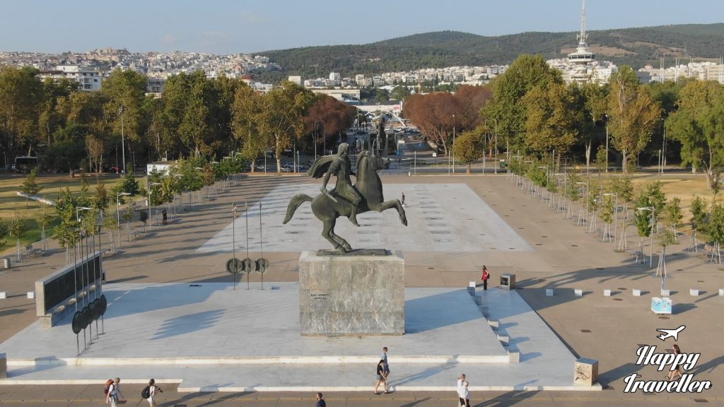 Άγαλμα Μεγάλου Αλεξάνδρου, Παραλία Θεσσαλονίκης 
