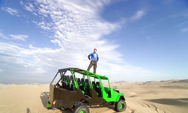 Ο Ευτύχης Μπλέτσας απολαμβάνει την έρημο του Περού