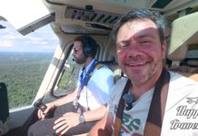 Τι θα δούμε το Σάββατο στο Happy Traveller στους καταρράκτες Ιγκουασού Ο Ευτύχης απολαμβάνει την εναέρια θέα των Καταρρακτών του Ιγκουασού από ελικόπτερο