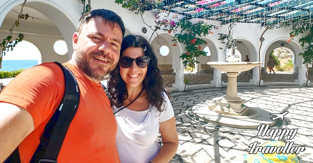 Πηγές Καλλιθέας Ρόδος εξωτερική είσοδος, ιστορικό κτίσμα με μεσογειακή αρχιτεκτονική