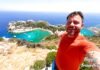 παραλία Άντονι Κουίν Ρόδος, βραχώδης ακτή με τιρκουάζ νερά και φυσική ομορφιά