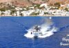Καραβάκι με το οποίο ο Ευτύχης πήγε βόλτα για να γνωρίσει την Τήλο δια μέσου θαλάσσης