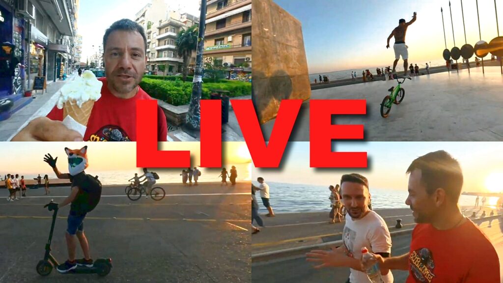 Ο Ευτύχης κάνει live στο κέντρο της Θεσσαλονίκης