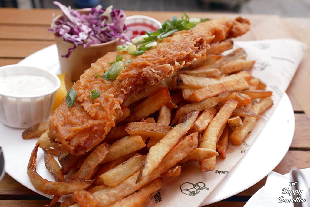 Fish and chips στην Παμπ Chelsea