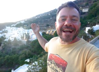 Ο Ευτύχης στην Κάρδιανη κατά το ηλιοβασίλεμα
