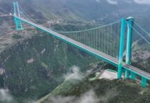 Η μεγαλύτερη και ψηλότερη γέφυρα του κόσμου μόλις άνοιξε στην Κίνα – Η γέφυρα Huajiang Grand Canyon