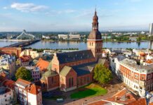 Πανοραμική λήψη της Ρίγα, Λετονία