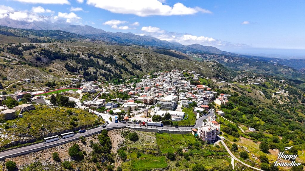 Πανοραμική φωτογραφία των Ανωγείων 