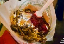 Λαπωνικό street food στη Σουηδία: Ο Ευτύχης δοκιμάζει σάντουιτς με καπνιστό τάρανδο στο Liseberg (Γκέτεμποργκ)