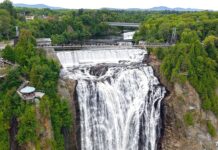 Πανοραμική φωτογραφία από Montmorency Falls