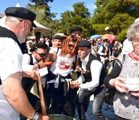 ΜΠΟΥΡΑΝΙ: Το τολμηρό έθιμο του Τυρνάβου για την Καθαρά Δευτέρα