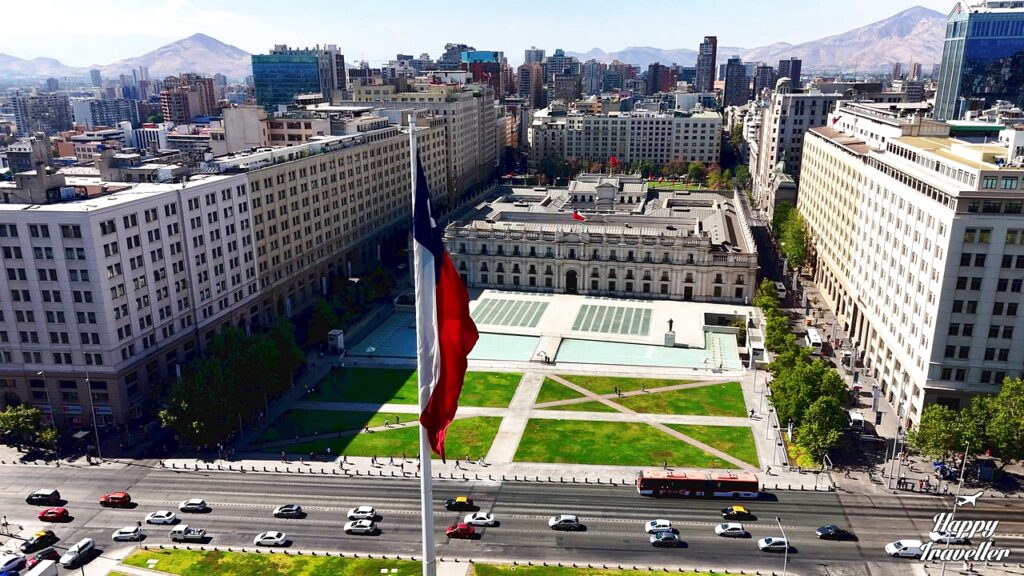 Palacio de La Moneda ή αλλιώς το προεδρικό μέγαρο του Σαντιάγο