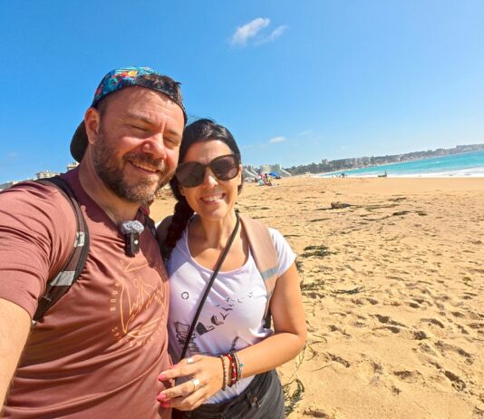 Ο Ευτύχης και η Ηλέκτρα στο Σαν Αλφόνσο Ντελ Μαρ, το ξενοδοχείο με τη μεγαλύτερη πισίνα στον κόσμο δίπλά στον Ειρηνικό ωκεανό.