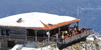 Στη Χιονότρυπα απολαύσαμε ένα μοναδικό μπέργκερ με την πιο επική θέα της Ελλάδας