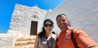 Ο Ευτύχης και η Ηλέκτρα στον Προφήτη Ηλία στην Πάτμο