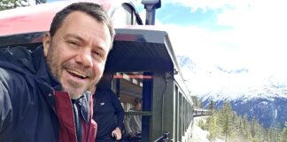 Ο Ευτύχης στο White Pass Railway της Αλάσκας