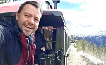 Ο Ευτύχης στο White Pass Railway της Αλάσκας